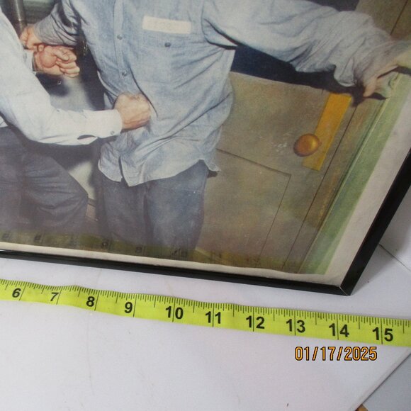 Vintage 1955  Bowery Boys Eastside Kids Framed Movie Lobby Card JAIL BUSTERS - Picture 4 of 8